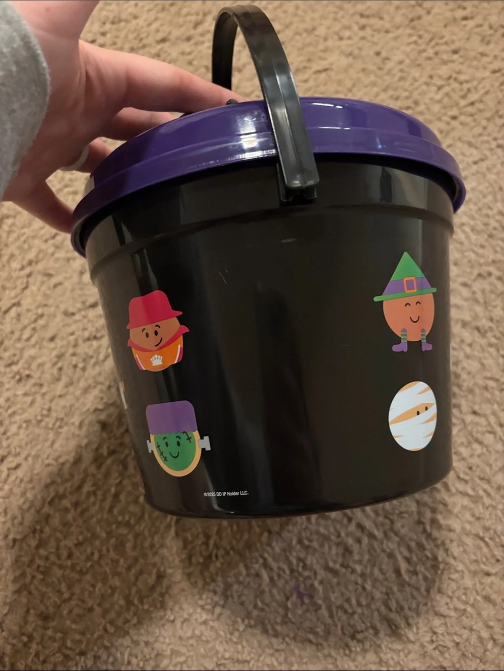 Dunkin’ Spidey Halloween Trick-or-Treat Bucket - Black & Purple